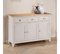Julian Bowen Richmond Grey and Pale Oak Sideboard - Wood - Wilko