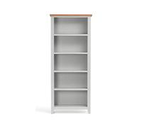 Julian Bowen Richmond Tall Bookcase, Grey/ Oak, one size