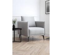 Julian Bowen Rohe Fabric Armchair - Grey