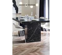 Julian Bowen Rome Dining Table - Black, Black