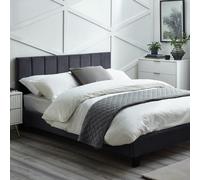 Julian Bowen Rosa Single Bed Frame in a Box - Grey