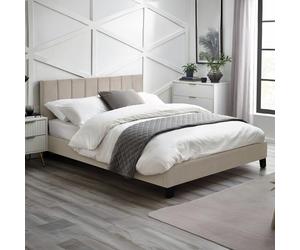 Julian Bowen Rosa Small Double Fabric Bed Frame - Cream