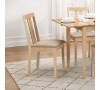 Julian Bowen Rufford Dining Chair (Set Of 2) - Natural