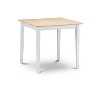 Julian Bowen Rufford 2-Tone Dining Table Ivory/Natural