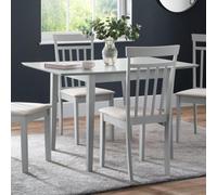 Julian Bowen Rufford Extending Dining Table Grey - Size: 4 Seater - Wilko