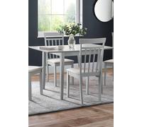 Julian Bowen Rufford Extending Dining Table Grey - Size: 4 Seater - Wilko