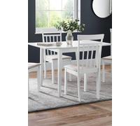 Julian Bowen Rufford Extending Dining Table White - Size: 4 Seater - Wilko