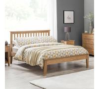Julian Bowen Salerno Shaker Double Bedframe - Oak