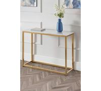 Julian Bowen Scala Console Table in Gold Julian Bowen Gold