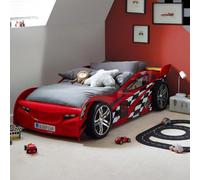 Julian Bowen Scorpion Single Red Racer Bed Frame - Wilko