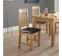 Julian Bowen Set Of 2 Astoria Dining Chairs