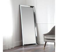 Julian Bowen Soprano Glass Dress Mirror, Wood Frame, Rectangular, Full Length, Freestanding, 170 X 70 X 3.5Cm