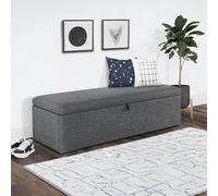 Julian Bowen Sorrento Blanket Box - Grey Storage Benches