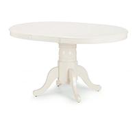 Julian Bowen Ivory Wood Stanmore Extending Dining Table