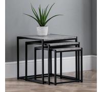 Julian Bowen Staten Concrete Nest Of 3 Tables