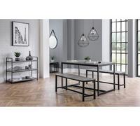 Julian Bowen Staten Concrete Rectangular Dining Table