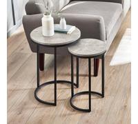 Julian Bowen Staten Round Nesting Side Tables