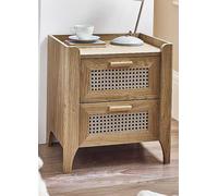Julian Bowen Sydney 2 Drawer Bedside Table Natural