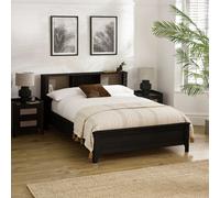 Julian Bowen Sydney Kingsize Rattan Bed Frame - Black Ash