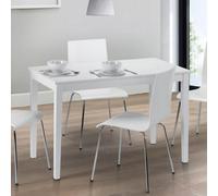 Julian Bowen Taku Dining Table Satin White, White