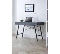 Julian Bowen Trianon 3 Drawer Desk - Grey