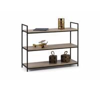 Julian Bowen Tribeca Sonoma Oak Low and Tall Bookcase