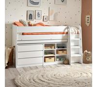 Vespa - Single - Mid Sleeper - White - Wood - 3ft - Happy Beds