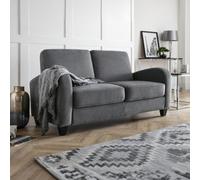 Julian Bowen Vivo Fabric 2 Seater Sofa - Grey