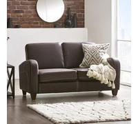 Vivo Faux Leather 2 Seater Sofa Brown