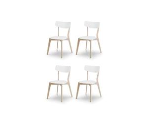 Julian Bowen Wood Casa Dining Chairs Set of 4