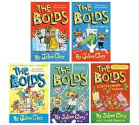 Julian Clary Bolds Series 5 Books Collection Set (The Bolds, The Bolds to the Rescue, The Bolds on Holiday, The Bolds Go Wild & The Bolds' Christmas Cracker)