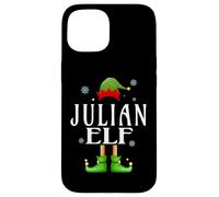 JULIAN Elf Xmas Funny Men's Family Matching Christmas JULIAN Case for iPhone 15