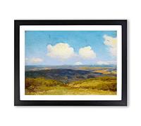 Julian Onderdonk Flying Shadows Classic Painting Framed Print | A2 Black Framed Wall Art | Ready to Hang | Classic Historical Picture | Living Room Bedroom Lounge Office