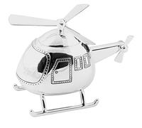 Juliana Bambino Silver Plated Money Box - Helicopter 208L