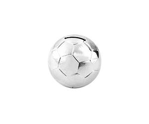 Juliana Collection Silver Plated Football Money Box, Small