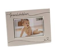 Juliana Grandchildren Two Tone Silverplated Arched 4x6" Landscape Photo Frame FS616