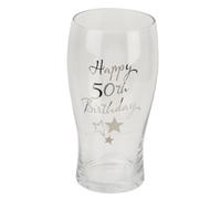 Juliana Happy 50th Birthday Pint Glass in Gift Box G31950