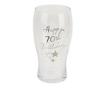 Juliana Happy 70th Birthday Pint Glass in Gift Box G31970