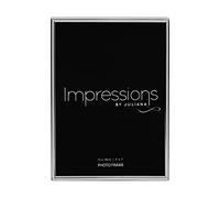 Juliana Impressions Silver Plated Photo Frame Chrome 5"x7" 8158