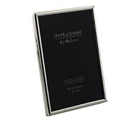 Juliana Impressions Silver Plated Photo Frame Chrome 5"x7" 8158