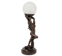 Juliana Light Lady With Scarf 2 Arms Up 5" Crackle Ball Shd