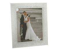 Juliana Mirror Glass Wedding Photo Frame Starburst Crystals 8x10 FG51380
