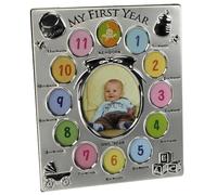 Juliana "My First Year" Silverplated Photo Frame Multi by Widdop Bingham