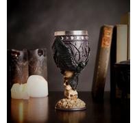 Juliana Mystic Legends Crow & Skulls Goblet in Silver Juliana Silver