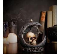 Juliana Mystic Legends Skull & Moon Backflow Incense Burner Juliana Multicolor
