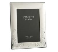 Impressions Juliana Silver Plated Hearts 8x10 Inch Photo Frame FS110180