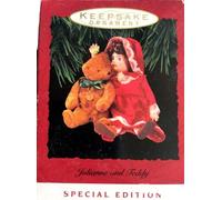 Julianne and Teddy Special Edition 1993 Hallmark Ornament QX5295 by Hallmark Ornaments