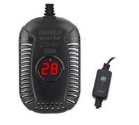 JULIAQUA Aquarium Heater with Temperature Display, Aquarium Heater Adjustment, Fish Heater Rod, Turtle Heater 25W/50W/100W/150W (G-25W)