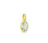 Julie Sandlau Callas Pendant 22 ct. Goldplated Silver PD229GDGRATQ - Woman - 925 Sterling Silver Gold/Green