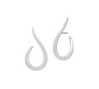 Julie Sandlau Classic Swan Earrings Silver ST106RH - Woman - 925 Sterling Silver Silver